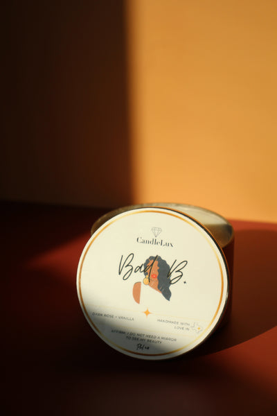 “Bad B.” Gold Jar Candle