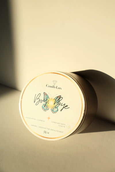 “Boy, Bye” Gold Jar Candle