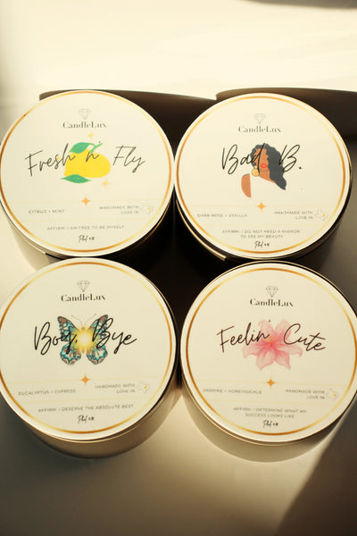 “Bad B.” Gold Jar Candle