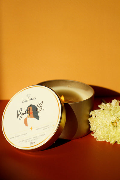 “Bad B.” Gold Jar Candle