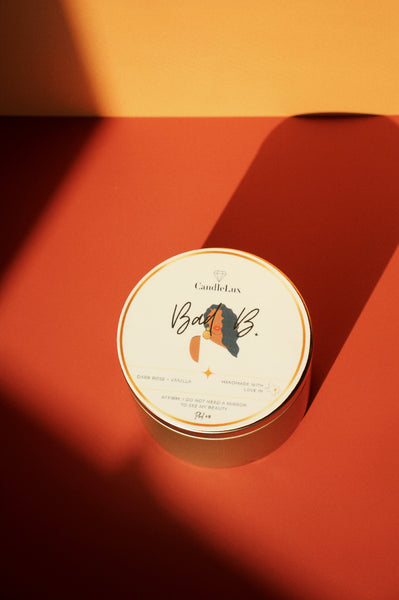 “Bad B.” Gold Jar Candle